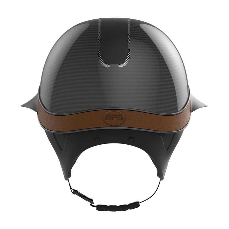 Global First Lady Carbon Shiny TLS Riding Helmet