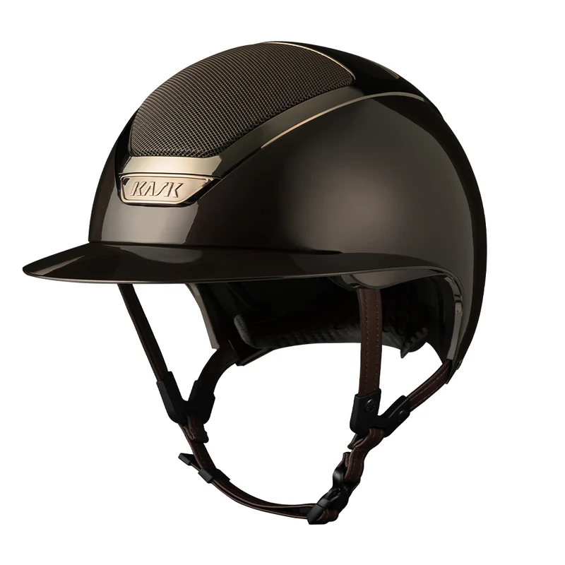 Riding Helmet Star Lady Pure Shine Espresso Brown