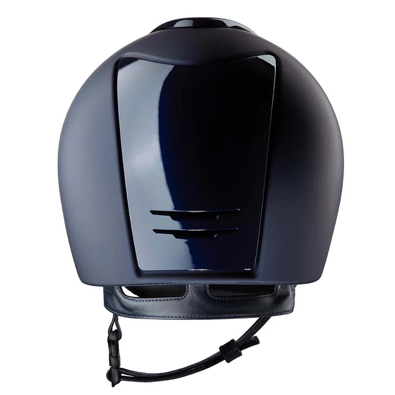 Riding Helmet Cromo 2.0 Textile Blue with Polish Blue Inserts
