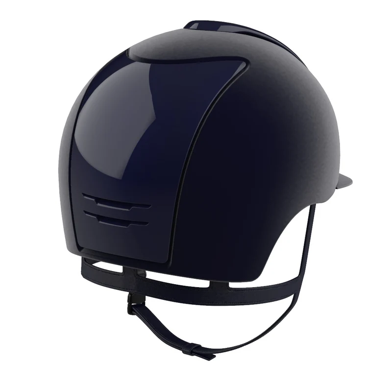 Riding Helmet Cromo 2.0 Velvet Blue with Polish Inserts