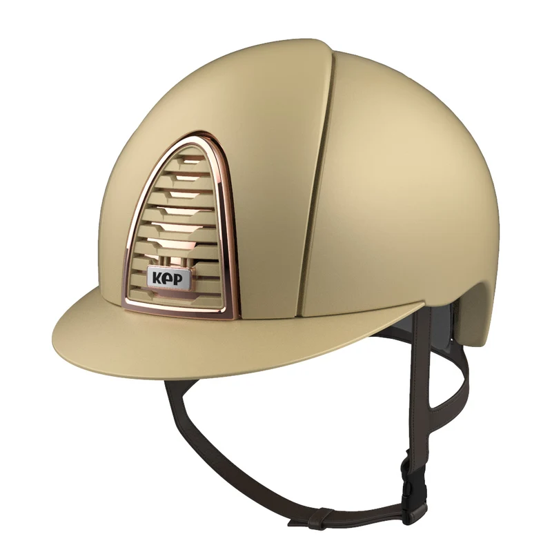 Riding Helmet Cromo 2.0 Golden Sand with Rose Gold Frame