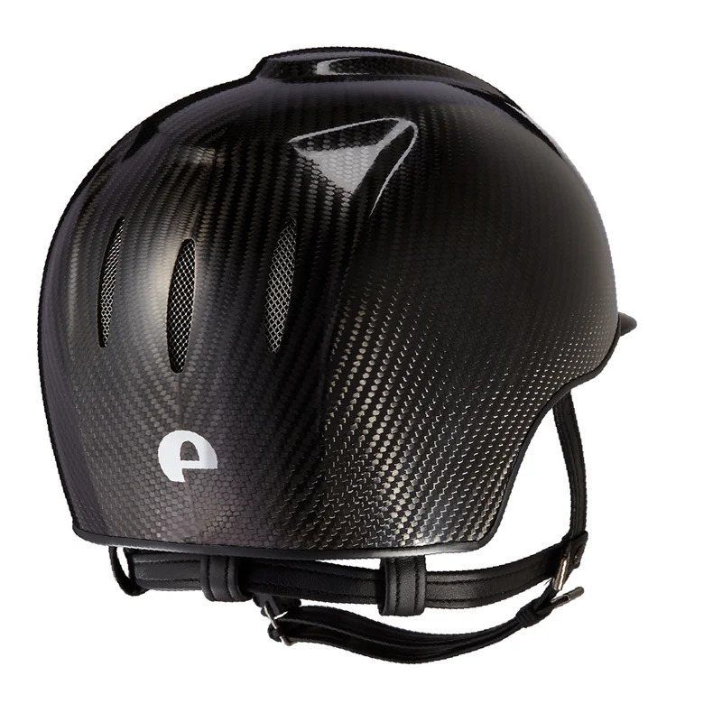 Carbon Riding Helmet E-Light Shine Naked