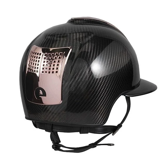Riding Helmet E-Light Shine Black Rose Gold