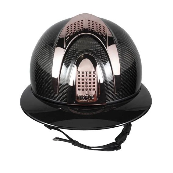 Riding Helmet E-Light Shine Black Rose Gold