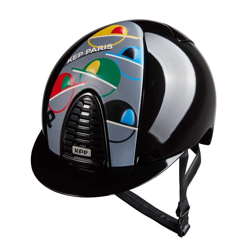 Riding Helmet Cromo 2.0 Black Polish Paris Collection