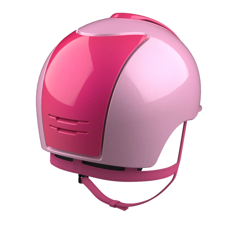 Riding Helmet Cromo 2.0 XC Metal Pink with Cerise Inserts