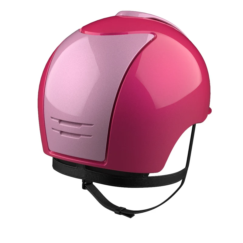 Riding Helmet Cromo 2.0 XC Metal Cerise with Pink Inserts