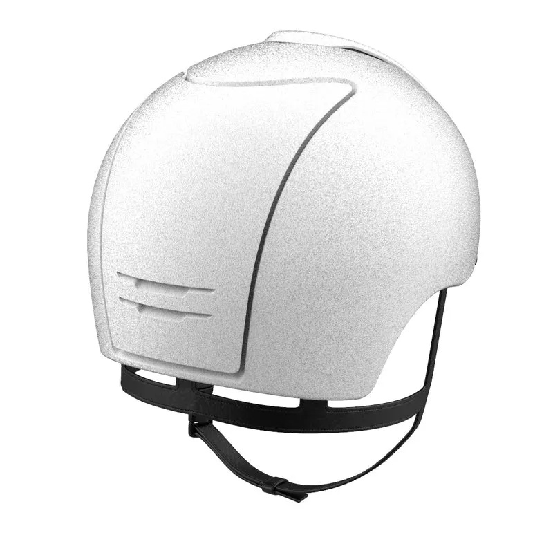 Riding Helmet Cromo 2.0 Jockey Textured White