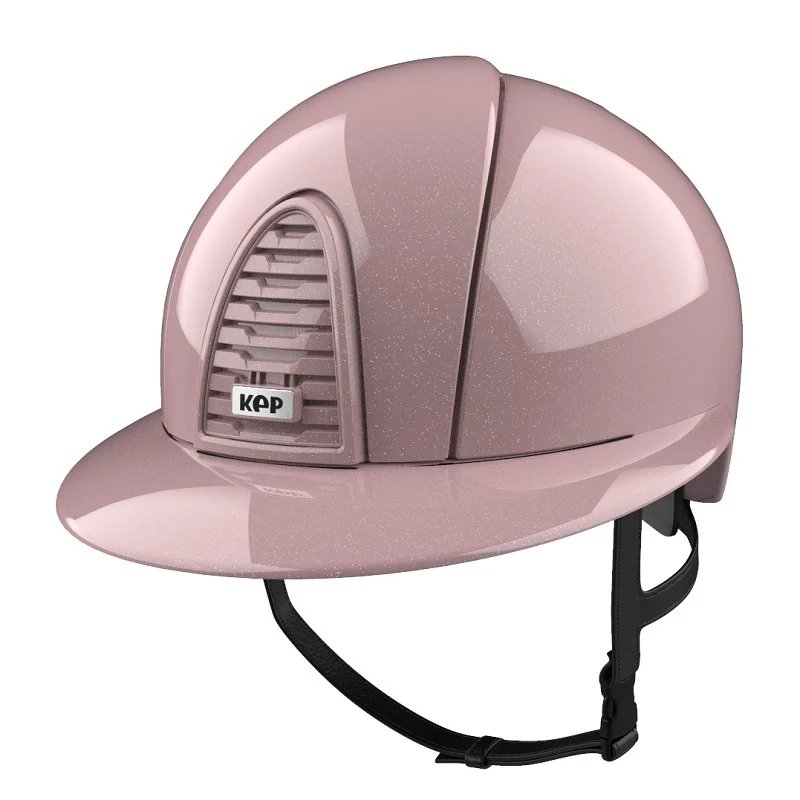 Riding Helmet Cromo 2.0 Metal Diamond Pink with Polo Visor