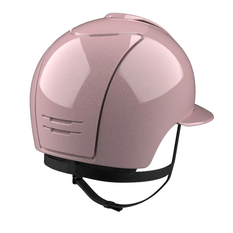 Riding Helmet Cromo 2.0 Metal Diamond Pink with Polo Visor