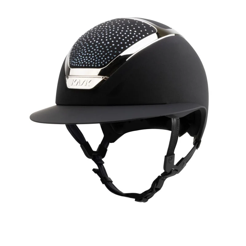 Riding Helmet Star Lady Chrome Waterfence