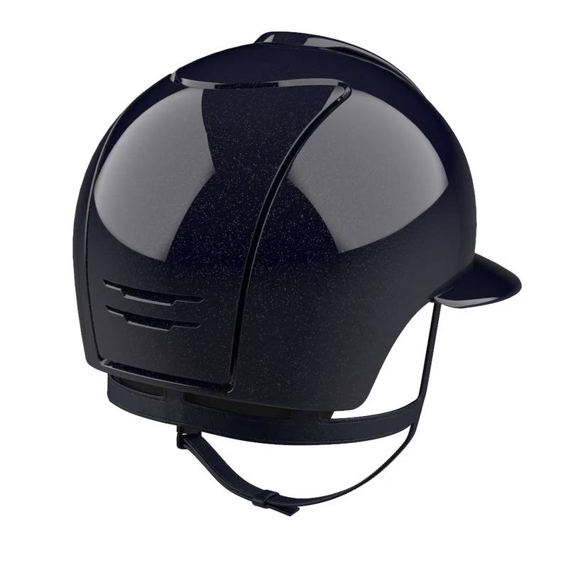 Riding Helmet Cromo 2.0 Metal Diamond Blue with Polo Visor