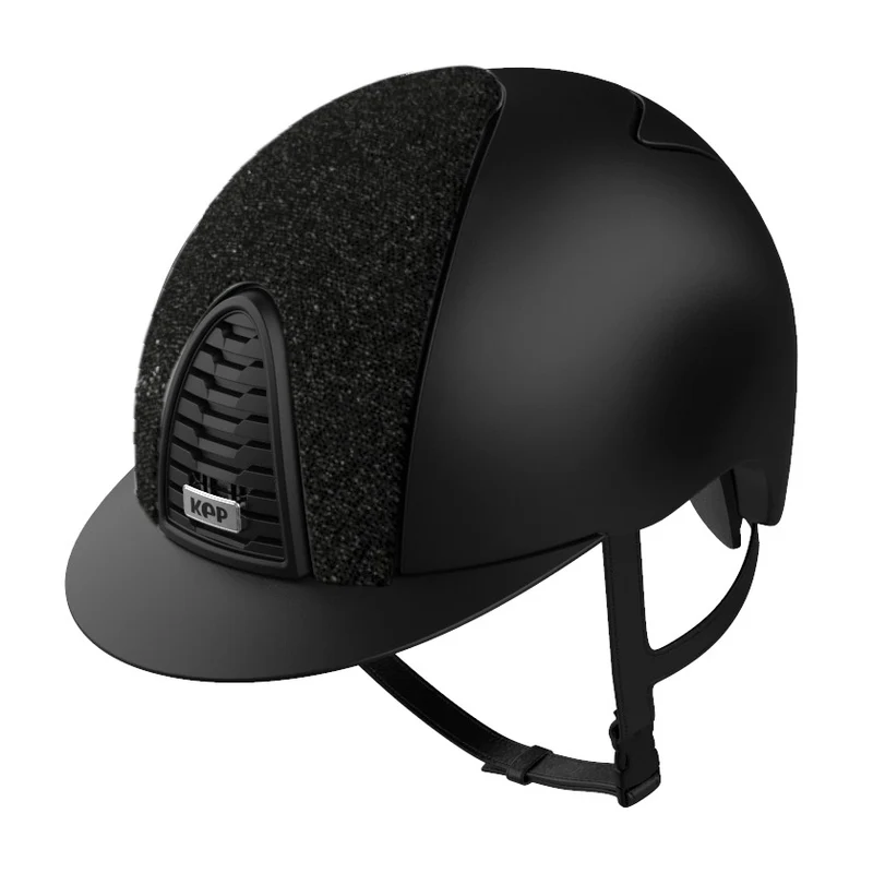 Riding Helmet Cromo 2.0 Textile Black with Glitter Insert