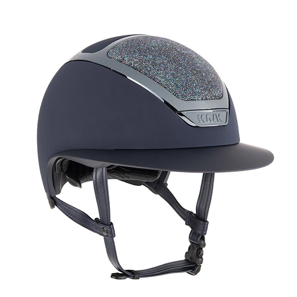 Riding Helmet Star Lady Crystals Midnight Swarovski