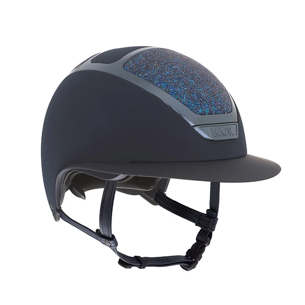 Riding Helmet Star Lady Crystals Midnight Swarovski