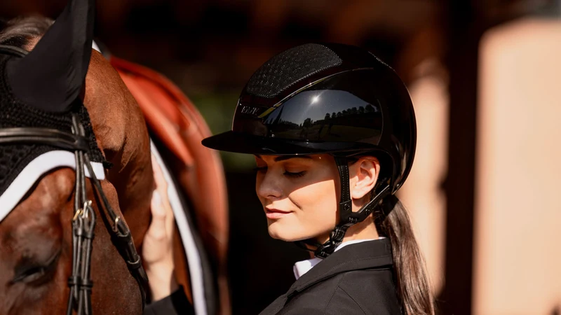Riding Helmet Star Lady Pure Shine