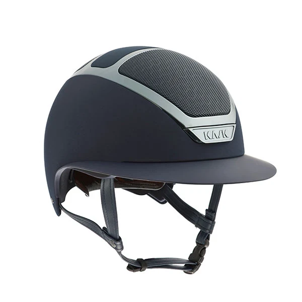 Riding Helmet Star Lady Chrome Navy