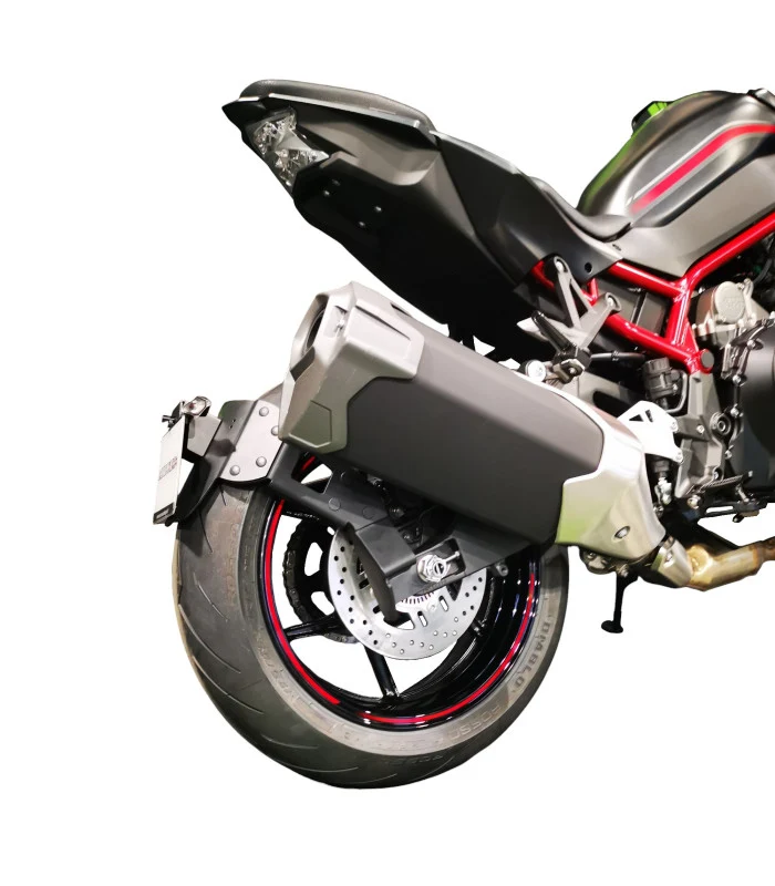 Kawasaki Z H2 Radspülplattenhalterung