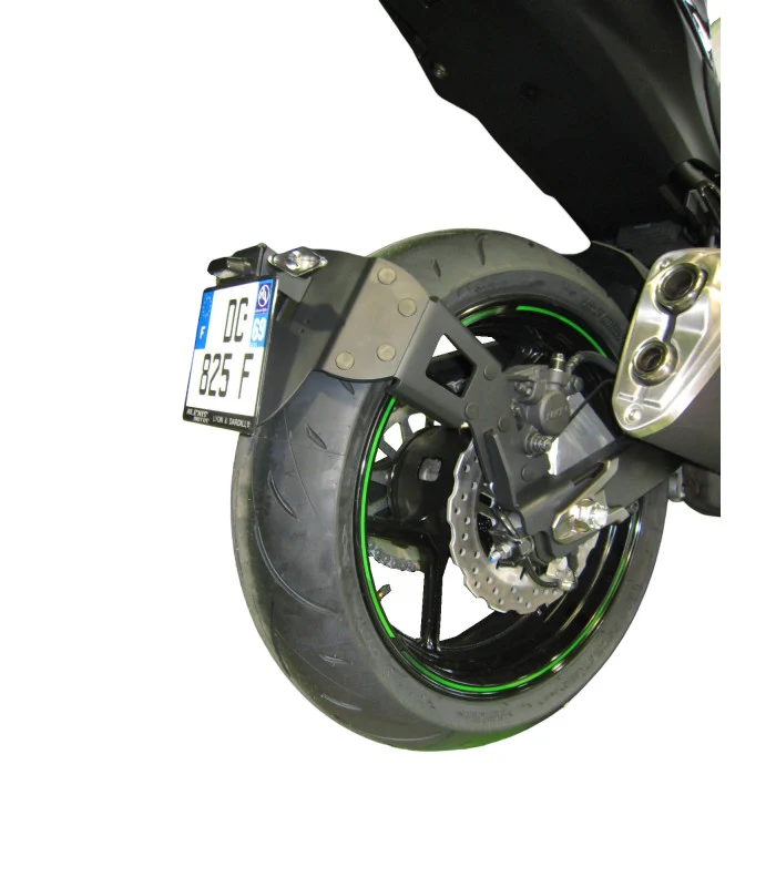 Kawasaki Z800 Radspülplattenhalterung