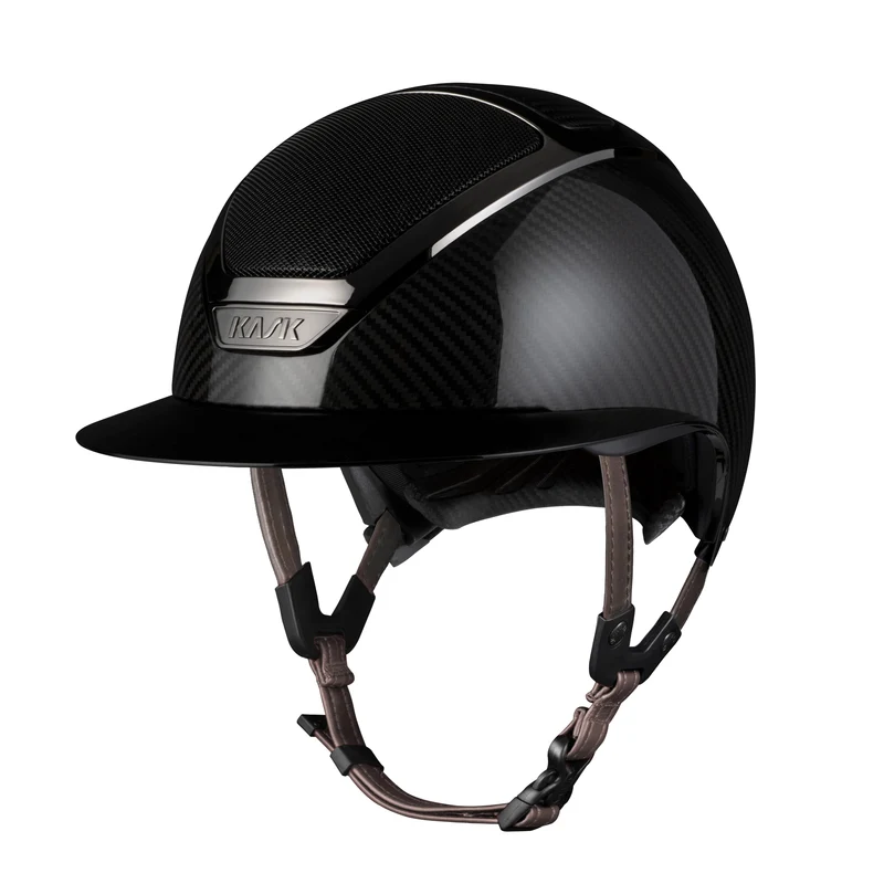 Riding Helmet Star Lady Carbon Shine