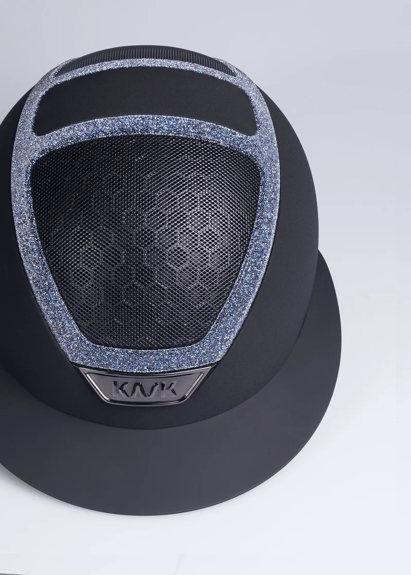 Riding Helmet Star Lady Crystal Frame Swarovski