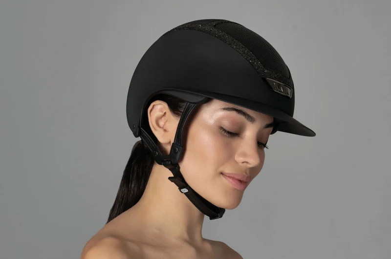 Riding Helmet Star Lady Crystal Frame Swarovski