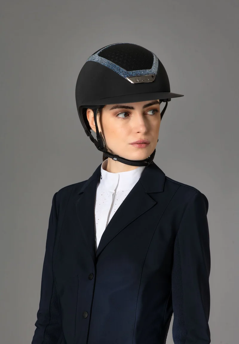Riding Helmet Star Lady Crystal Frame Swarovski