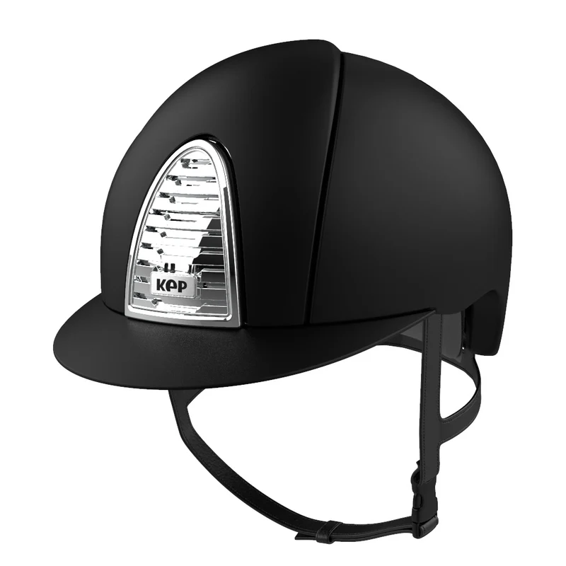 Riding Helmet Cromo 2.0 Textile with Chrome Frame & Grille