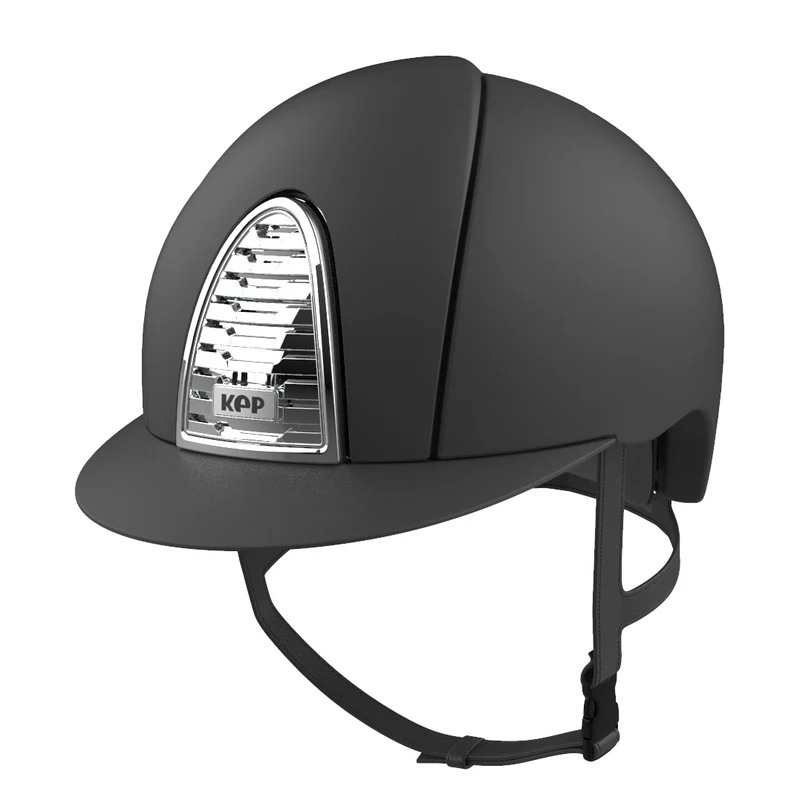 Riding Helmet Cromo 2.0 Textile with Chrome Frame & Grille