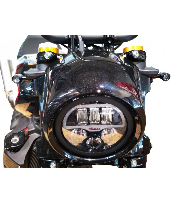 Die vordere Blinkeröffnung deckt die Indian FTR 1200 RALLY ab