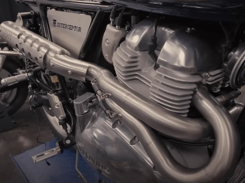 Auspuff "scrambler„Royal Enfield Interceptor 650