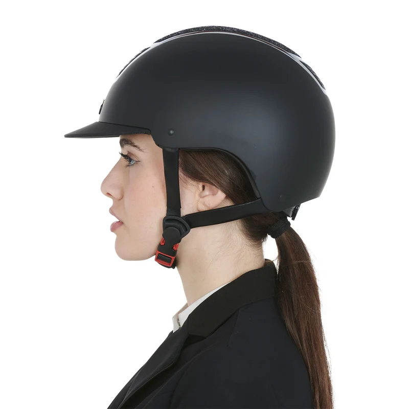 Horse Riding Helmet with Rhinestones