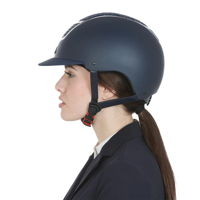 Horse Riding Helmet with Rhinestones