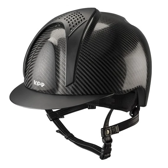 Riding Helmet E-Light Shine with Matt Black Inserts