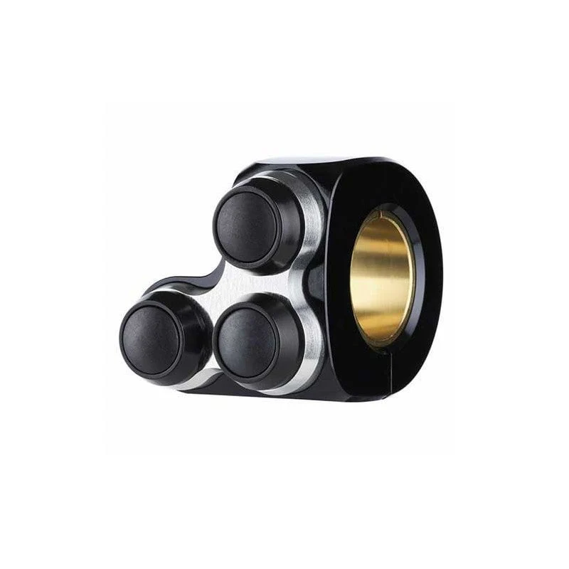 Commodo Motogadget Mo.Switch Basic Schwarz/Silber rechts 3 Tasten
