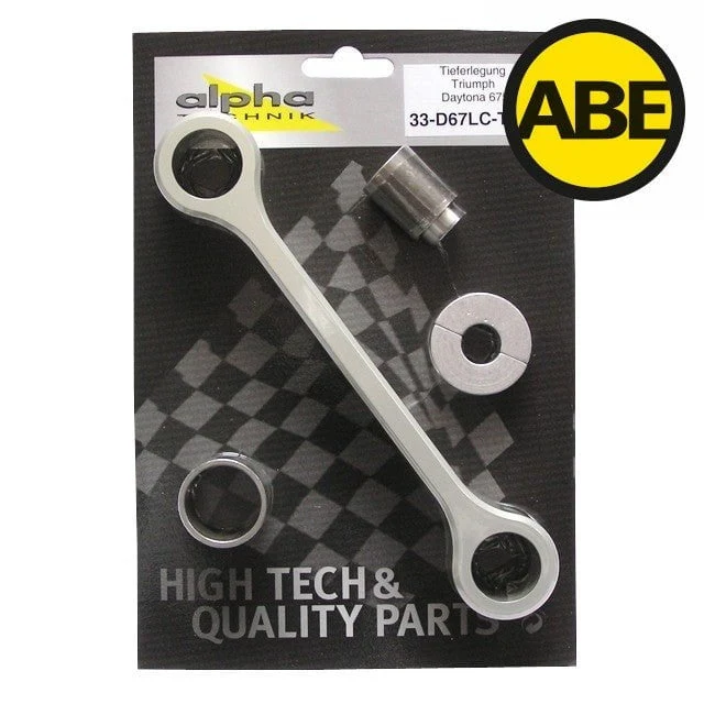 Tieferlegungssatz Triumph Daytona 675, D67LC (von 2006 bis 2008) ALPHA TECHNIK