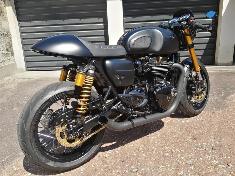 Auspuff "Hot Rod" Triumph Thruxton 1200R / RS
