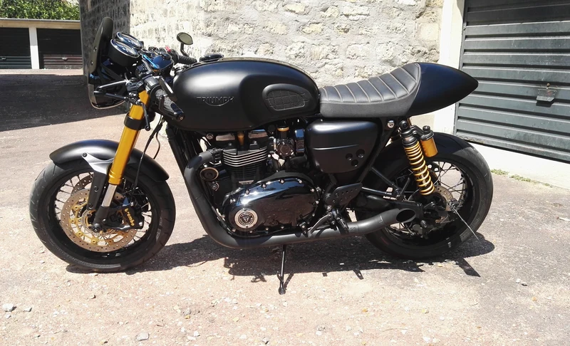 Auspuff "Hot Rod" Triumph Thruxton 1200R / RS