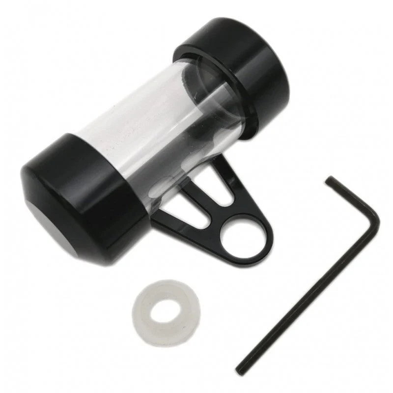 ZYLINDRISCHER Aufkleberhalter 70mm Aluminium