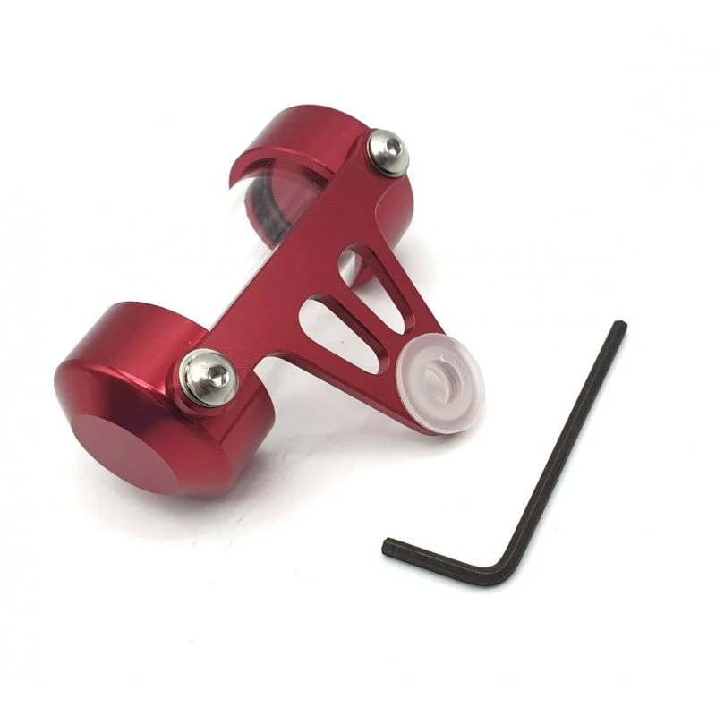 ZYLINDRISCHER Aufkleberhalter 70mm Aluminium