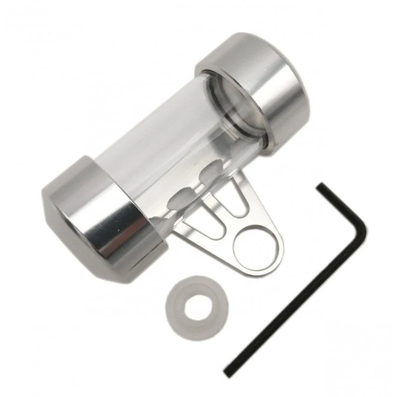 ZYLINDRISCHER Aufkleberhalter 70mm Aluminium