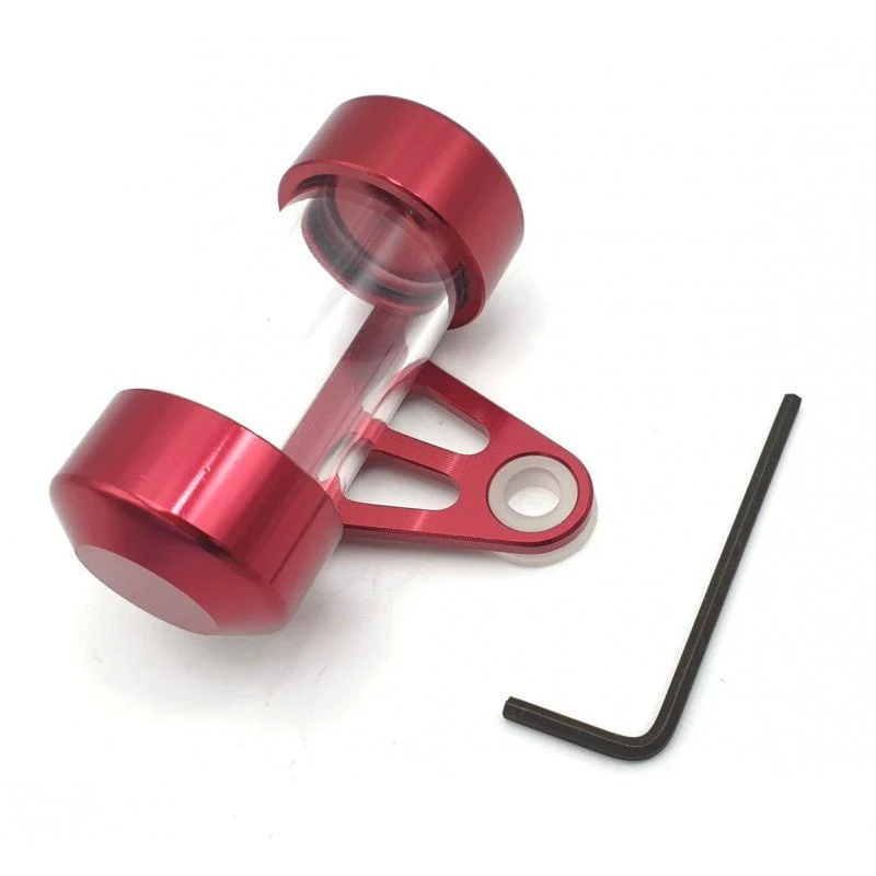 ZYLINDRISCHER Aufkleberhalter 70mm Aluminium