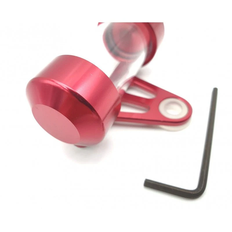 ZYLINDRISCHER Aufkleberhalter 70mm Aluminium