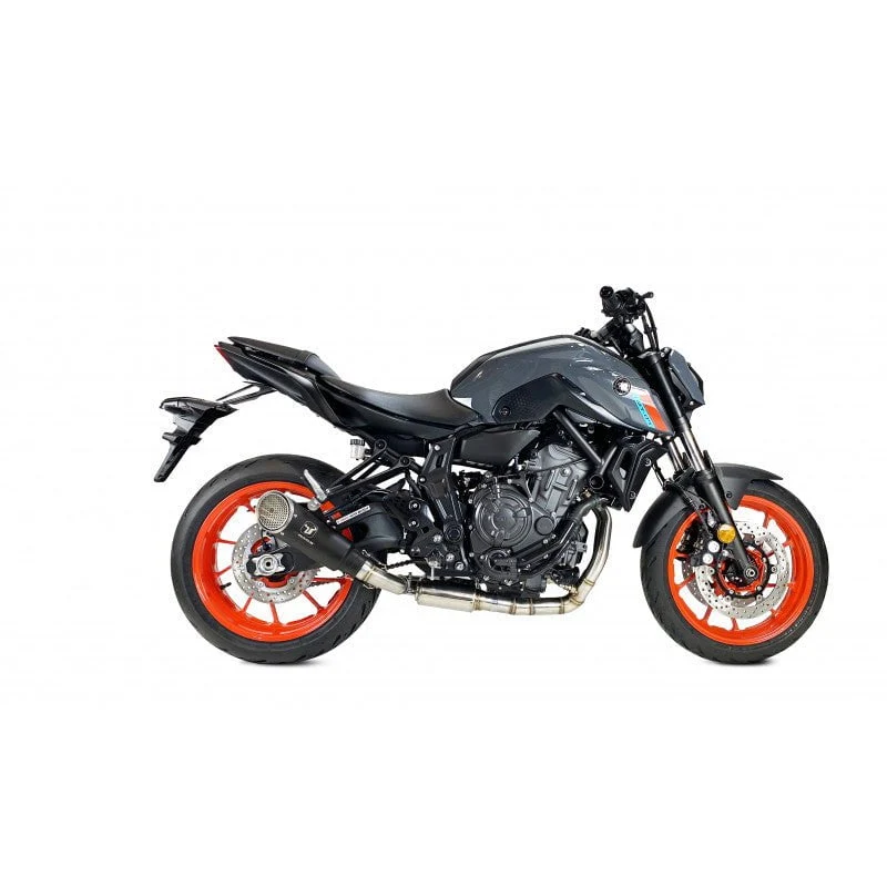 Auspuffleitung IXRACE MK1 INOX SCHWARZ YAMAHA MT 07 21-22