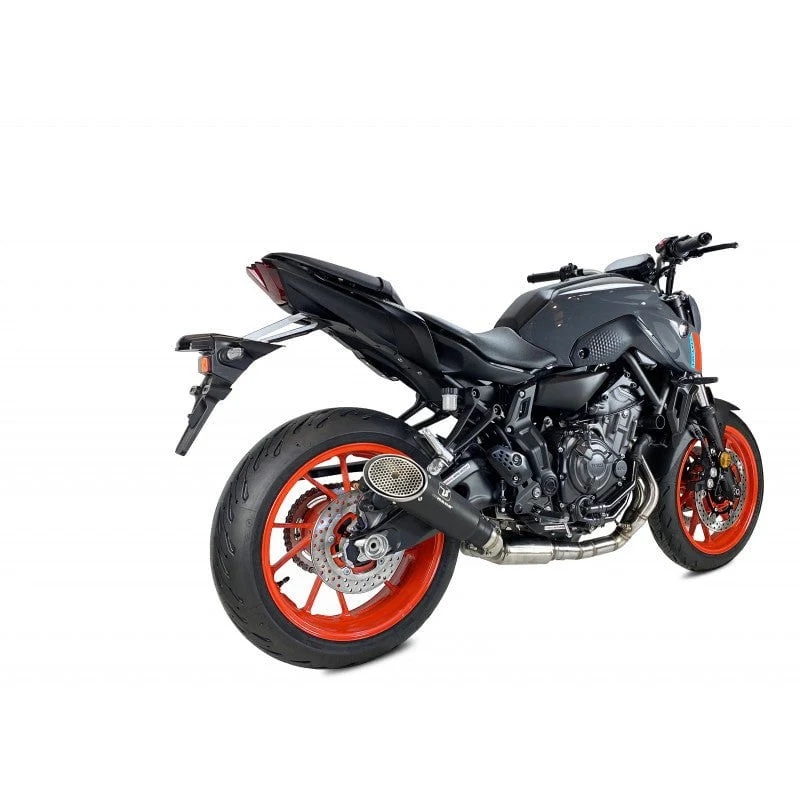Auspuffleitung IXRACE MK1 INOX SCHWARZ YAMAHA MT 07 21-22