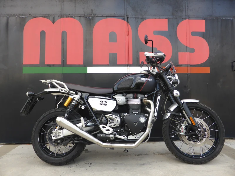 Auspuffmasse 2 in 1 unten für TRIUMPH Scrambler 1200 XC/XE