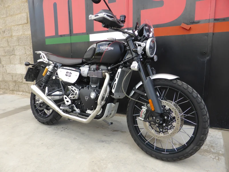 Auspuffmasse 2 in 1 unten für TRIUMPH Scrambler 1200 XC/XE