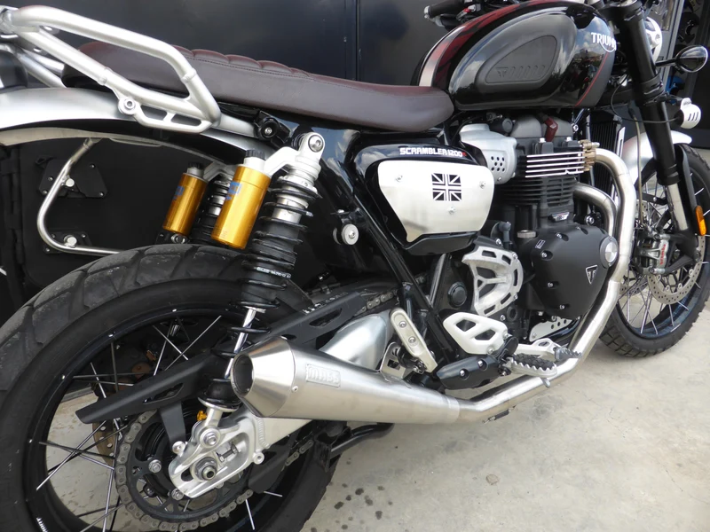 Auspuffmasse 2 in 1 unten für TRIUMPH Scrambler 1200 XC/XE