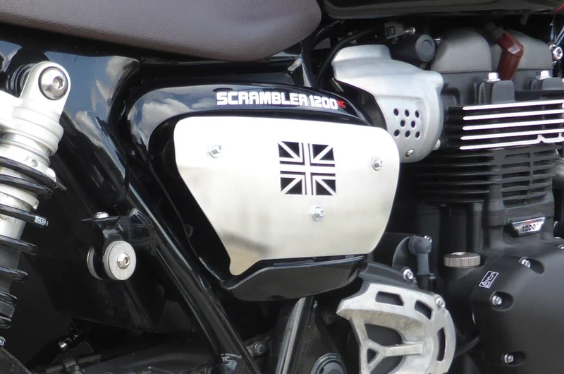 Auspuffmasse 2 in 1 unten für TRIUMPH Scrambler 1200 XC/XE