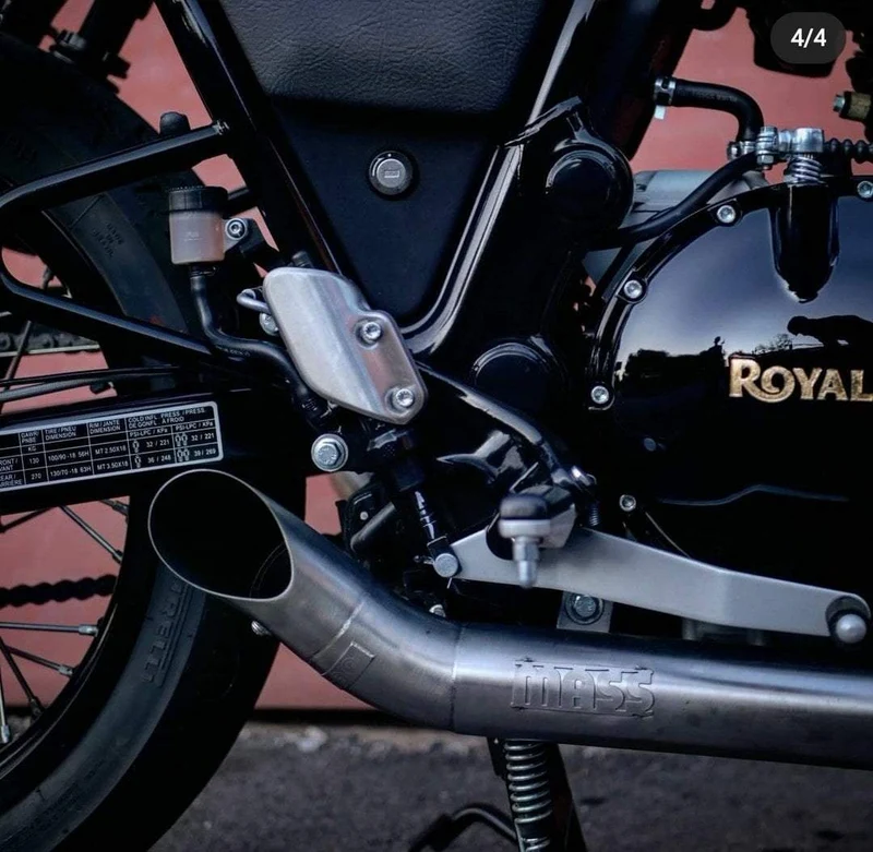 Auspuff "Hot Rod" Royal Enfield Interceptor/ continentalund GT 650